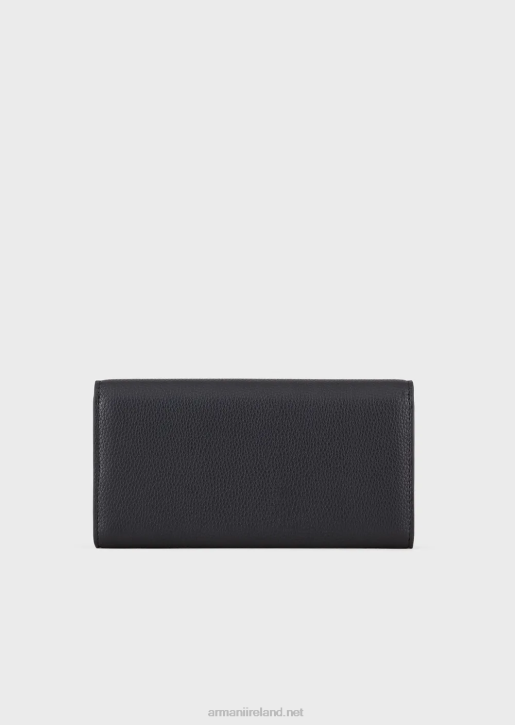 Women 086V889 Myea Wallet With Deer Print Armani Navy Blue