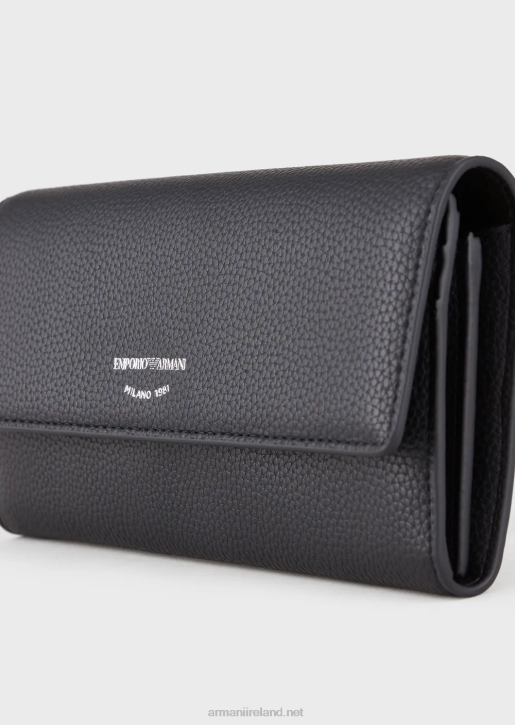 Women 086V889 Myea Wallet With Deer Print Armani Navy Blue