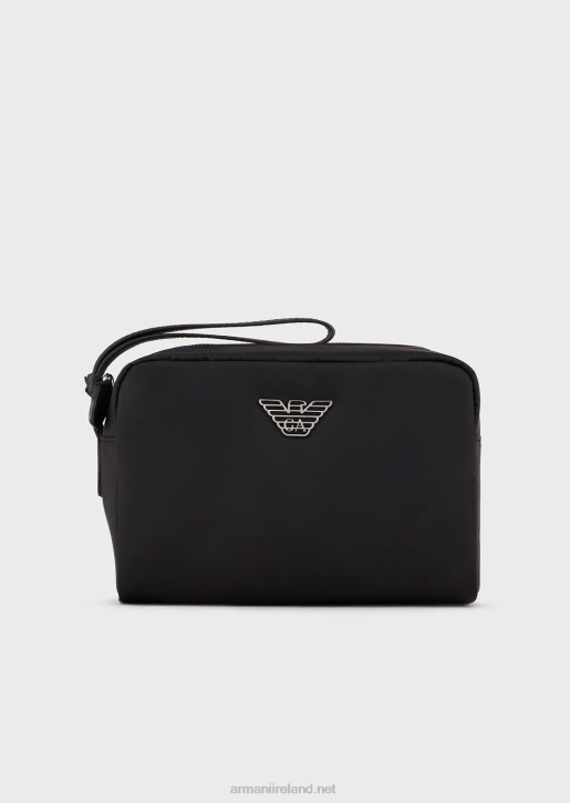 Women 086V910 Travel Essentials Small Washbag In Recycled Nylon Armani