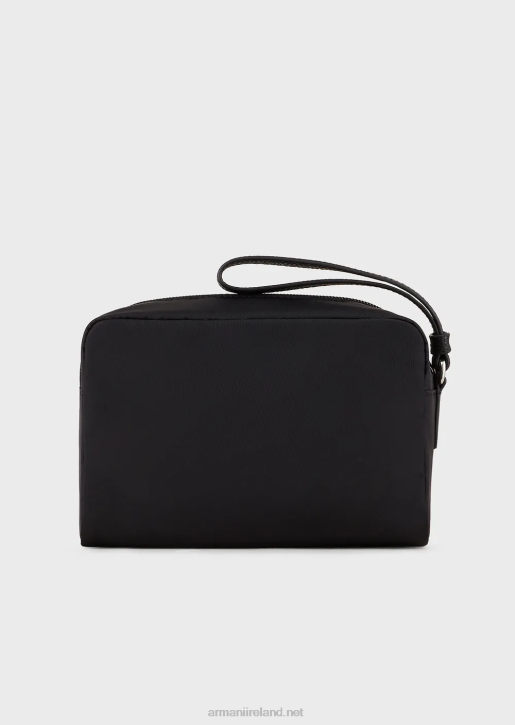 Women 086V910 Travel Essentials Small Washbag In Recycled Nylon Armani