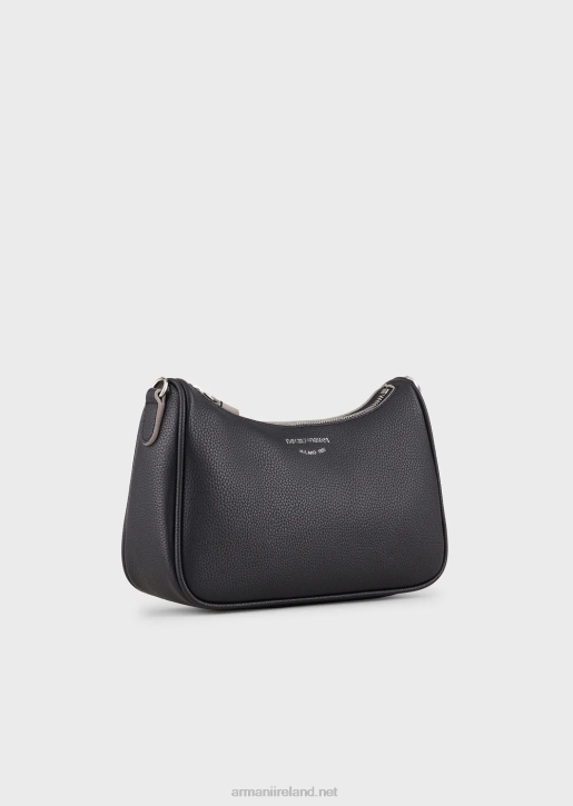 Women 086V594 Baguette Bag With Deer Print Armani Navy Blue