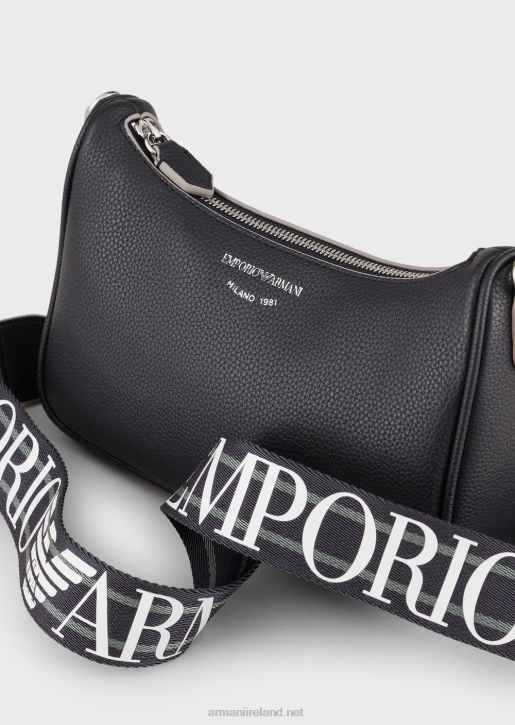 Women 086V594 Baguette Bag With Deer Print Armani Navy Blue