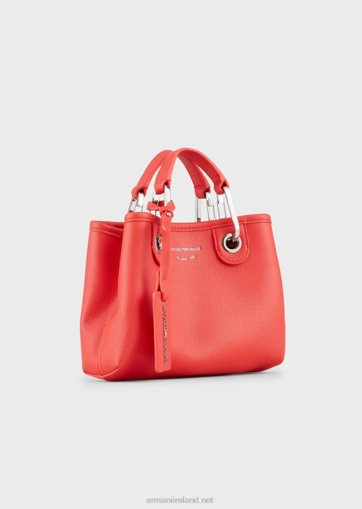 Women 086V599 Deer-Print Myea Mini Bag Armani Orange