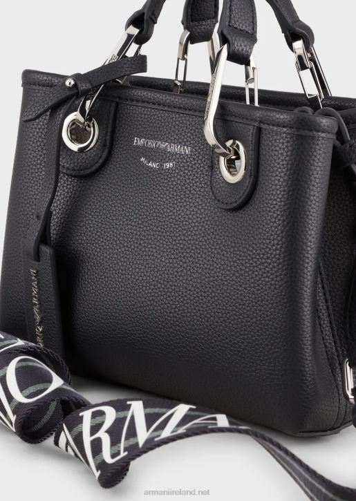 Women 086V600 Deer-Print Myea Mini Bag Armani Navy Blue