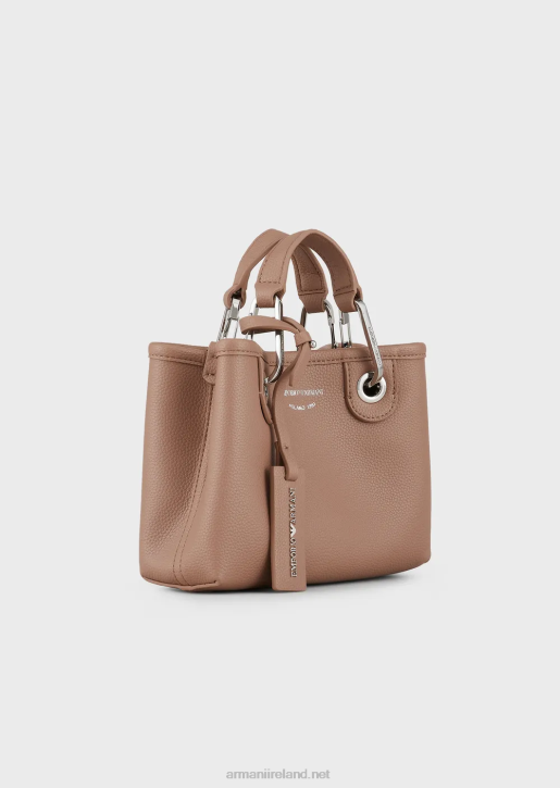 Women 086V601 Deer-Print Myea Mini Bag Armani Camel