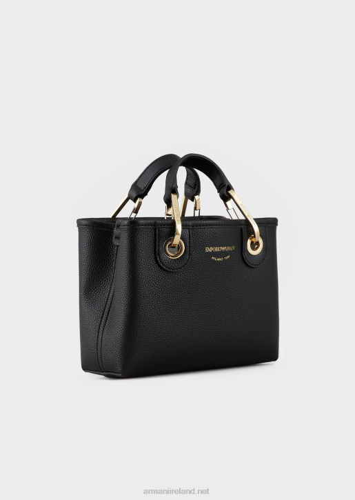 Women 086V606 Deer-Print Myea Mini Bag Armani Deep Black