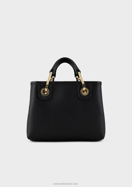 Women 086V606 Deer-Print Myea Mini Bag Armani Deep Black