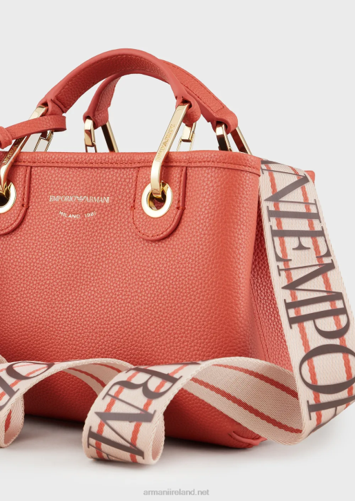 Women 086V609 Deer-Print Myea Mini Bag Armani Brown