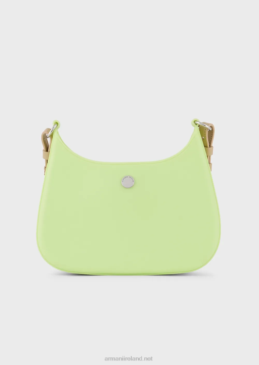 Women 086V644 Recycled Pvc Gummy Bag Shoulder Bag Armani Light Green