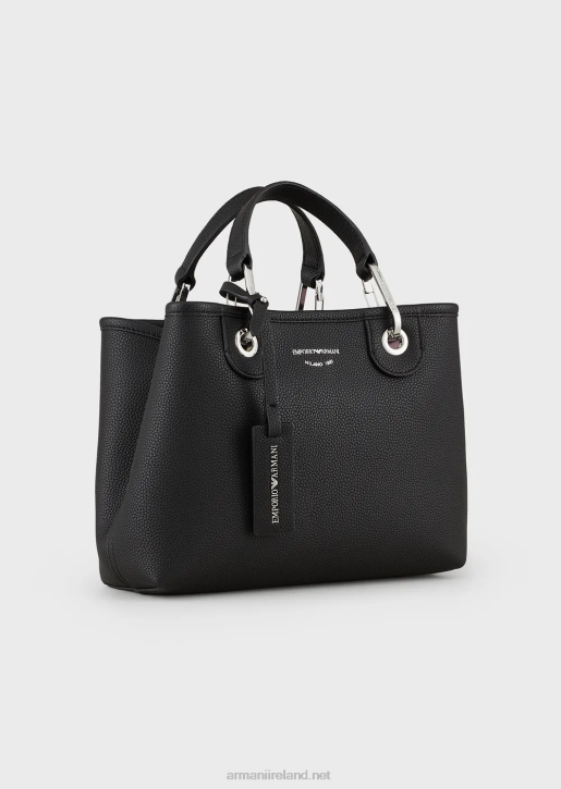 Women 086V659 Myea Bag Small Shopper Bag With Deer Print Armani Two-Tone