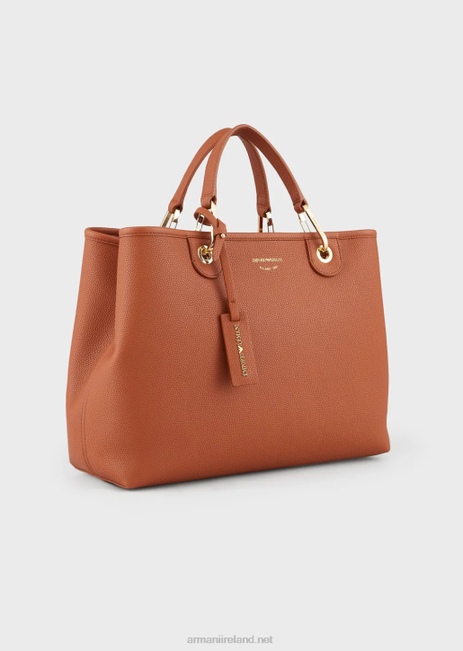Women 086V675 Medium Myea Shopper Bag With Deer Print Armani