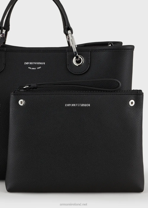 Women 086V678 Medium Myea Shopper Bag With Deer Print Armani Two-Tone