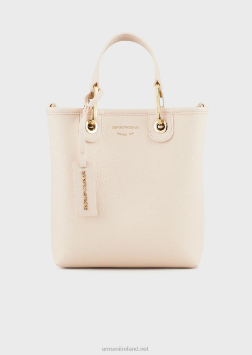 Women 086V692 Deer-Print Myea Vertical Shopper Bag Armani Nude