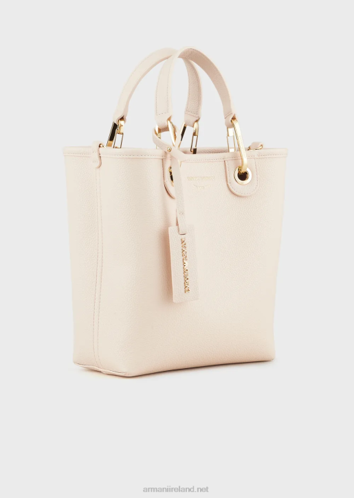 Women 086V692 Deer-Print Myea Vertical Shopper Bag Armani Nude