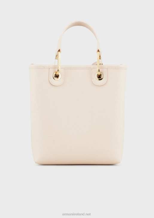 Women 086V692 Deer-Print Myea Vertical Shopper Bag Armani Nude