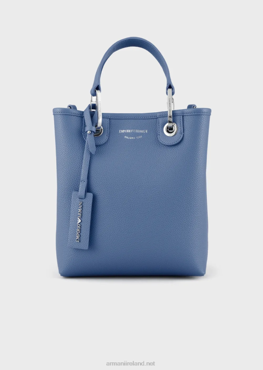 Women 086V694 Deer-Print Myea Vertical Shopper Bag Armani Blue