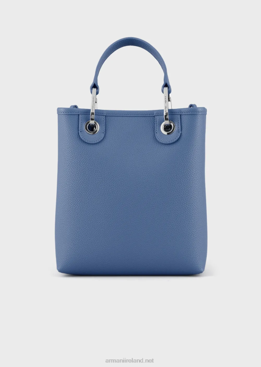 Women 086V694 Deer-Print Myea Vertical Shopper Bag Armani Blue