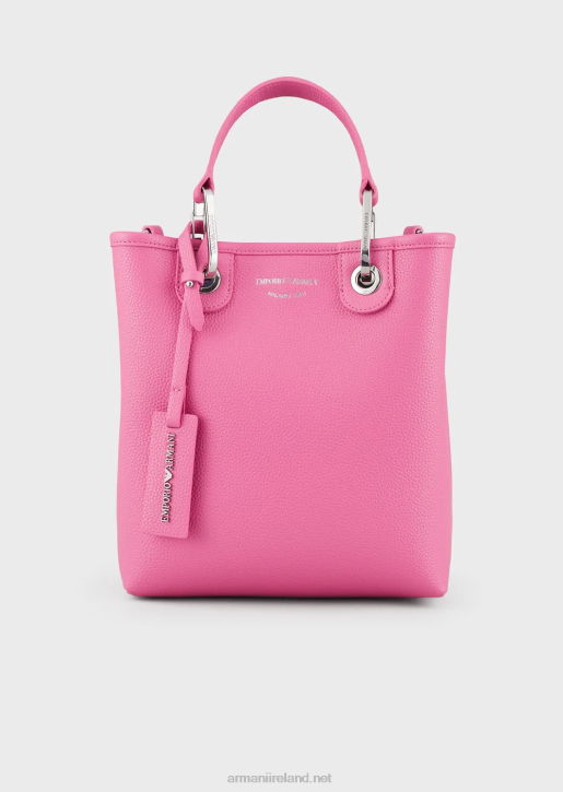 Women 086V695 Deer-Print Myea Vertical Shopper Bag Armani Fuchsia