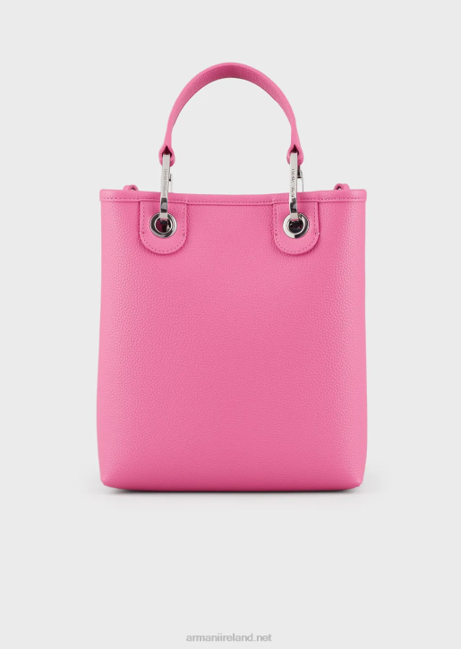 Women 086V695 Deer-Print Myea Vertical Shopper Bag Armani Fuchsia
