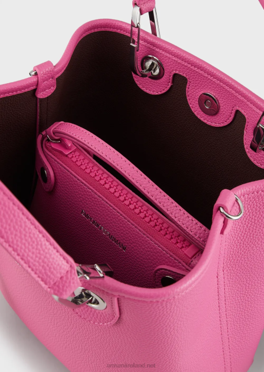 Women 086V695 Deer-Print Myea Vertical Shopper Bag Armani Fuchsia