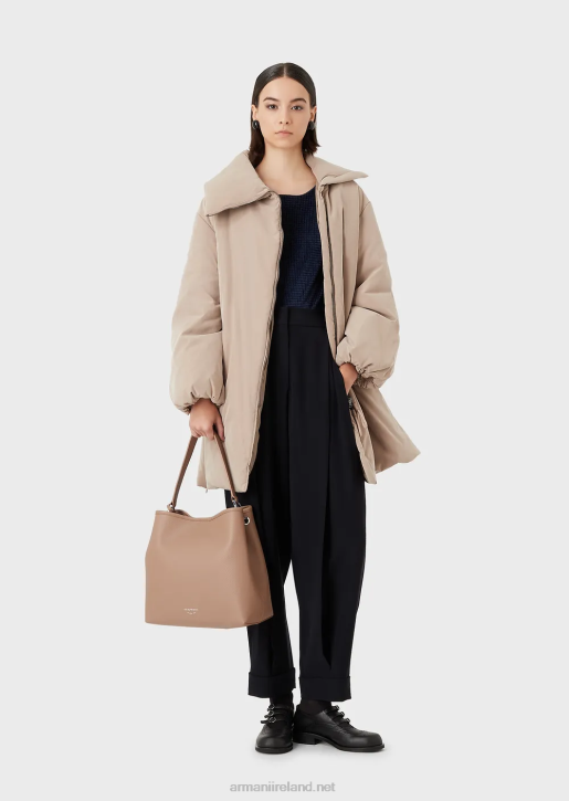 Women 086V701 Myea Shoulder Bag With Deer Print Armani