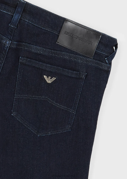 Women 086V2775 J28 Medium-Waisted, Super Skinny-Leg Jeans In Viscose-Blend Denim Armani Denim