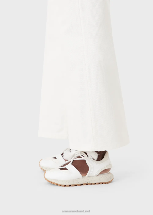 Women 086V397 Sustainable Collection J33 Straight-Fit Jeans In Organic Bull Armani Milky White