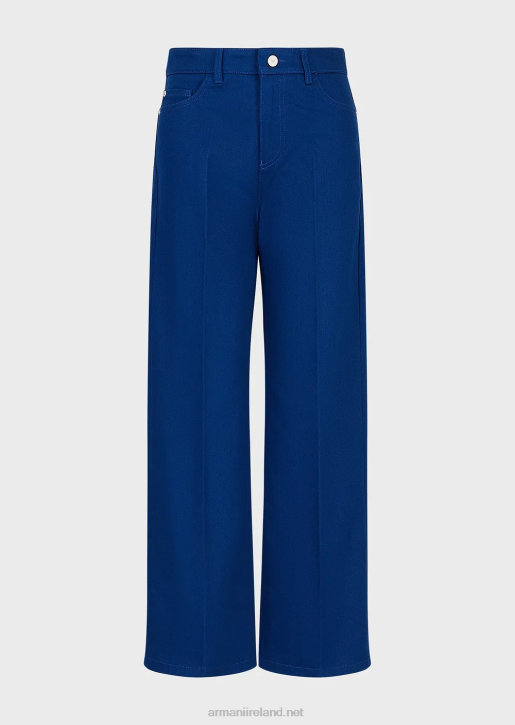 Women 086V398 Sustainable Collection J33 Straight-Fit Jeans In Organic Bull Armani Blue