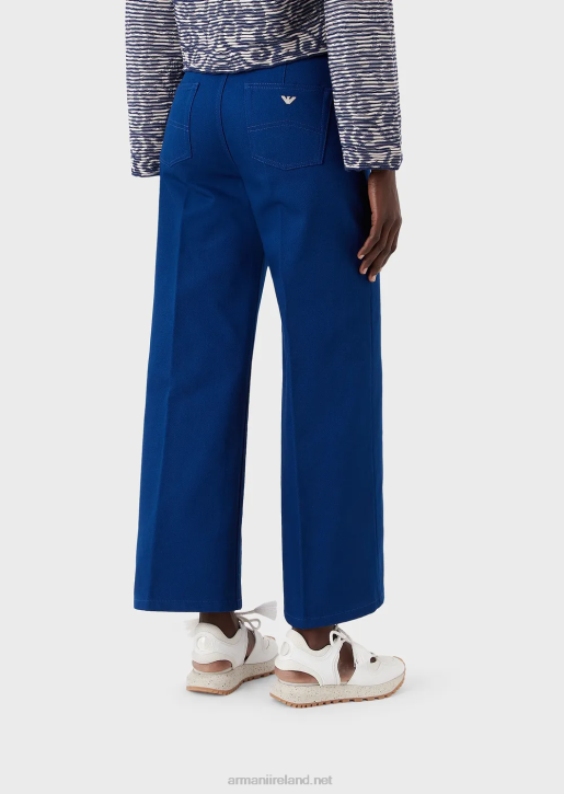 Women 086V398 Sustainable Collection J33 Straight-Fit Jeans In Organic Bull Armani Blue