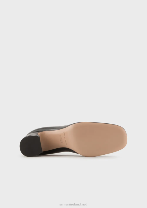 Women 086V517 Patent Leather Court Shoes Armani Black